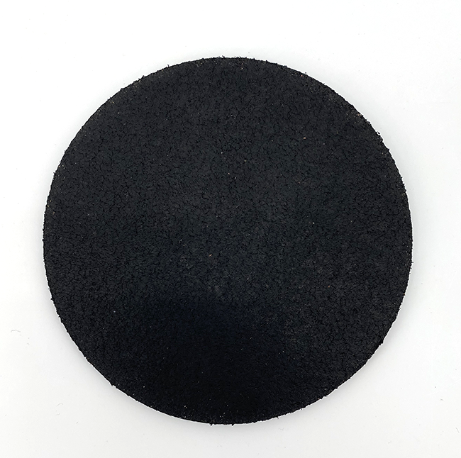 Black leather coaster 