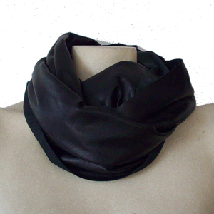 the Leather Scarf