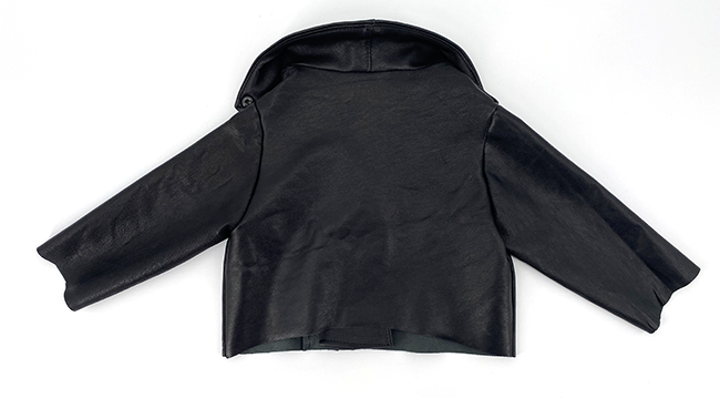 the Baby Motorcycle Jacket in Stretch Leather