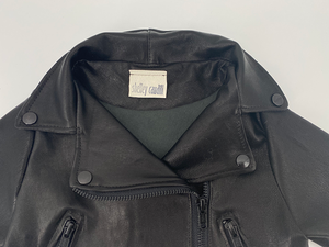 the Baby Motorcycle Jacket in Stretch Leather