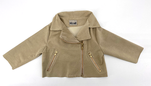 the Baby Motorcycle Jacket in Suede